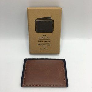 Faux Leather Credit Card Holder Wallet
